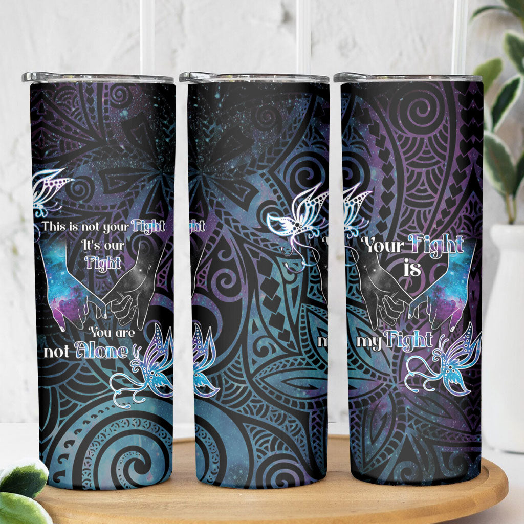 Suicide Prevention Skinny Tumbler You Are Not Alone