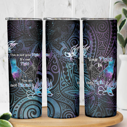 Suicide Prevention Skinny Tumbler You Are Not Alone