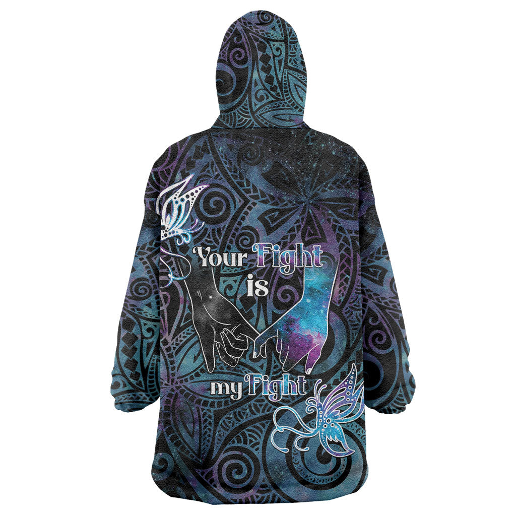 Suicide Prevention Wearable Blanket Hoodie You Are Not Alone