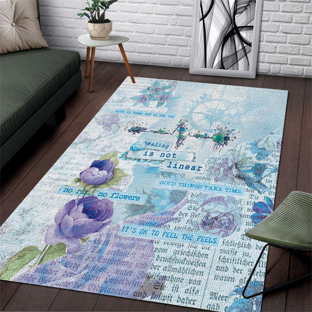 Mental Health Area Rug Healing Is Not Linear
