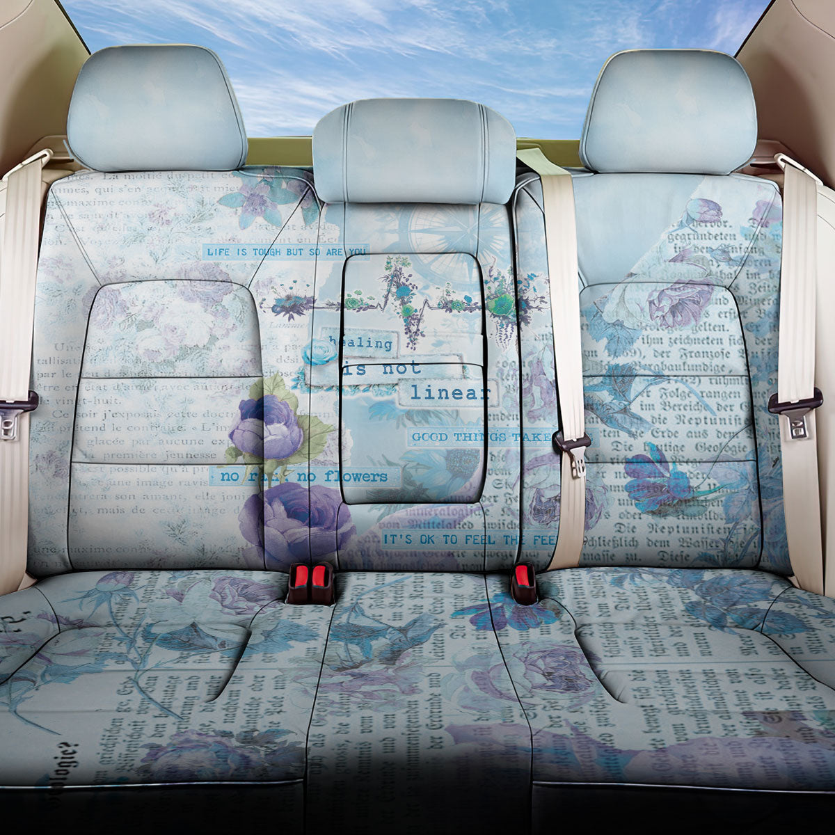 Mental Health Back Car Seat Cover Healing Is Not Linear