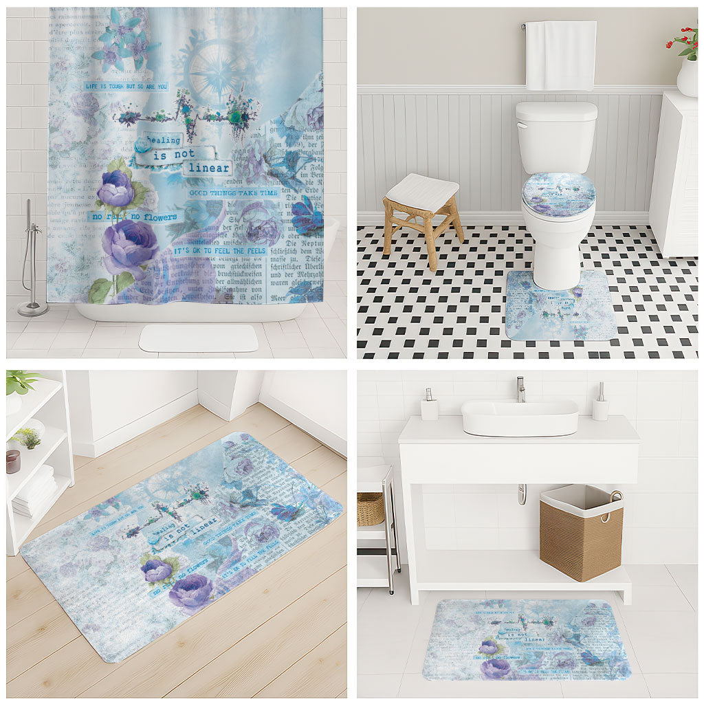 Mental Health Bathroom Set Healing Is Not Linear