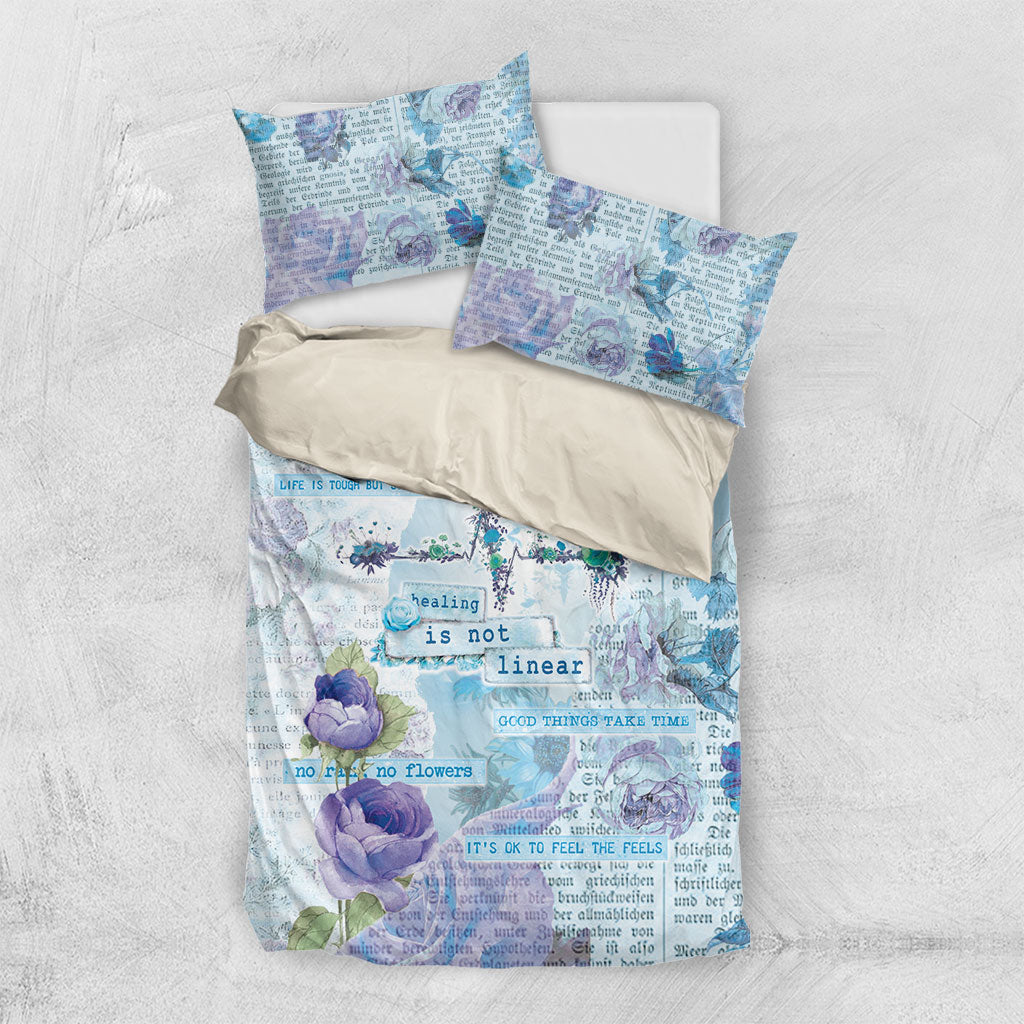 Mental Health Bedding Set Healing Is Not Linear