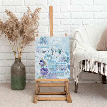 Mental Health Canvas Wall Art Healing Is Not Linear