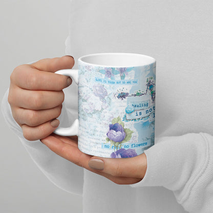 Mental Health Ceramic Mug Healing Is Not Linear