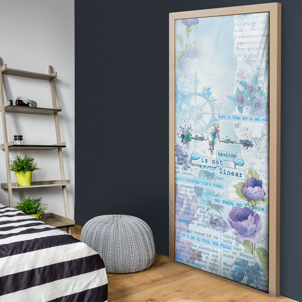 Mental Health Door Cover Healing Is Not Linear