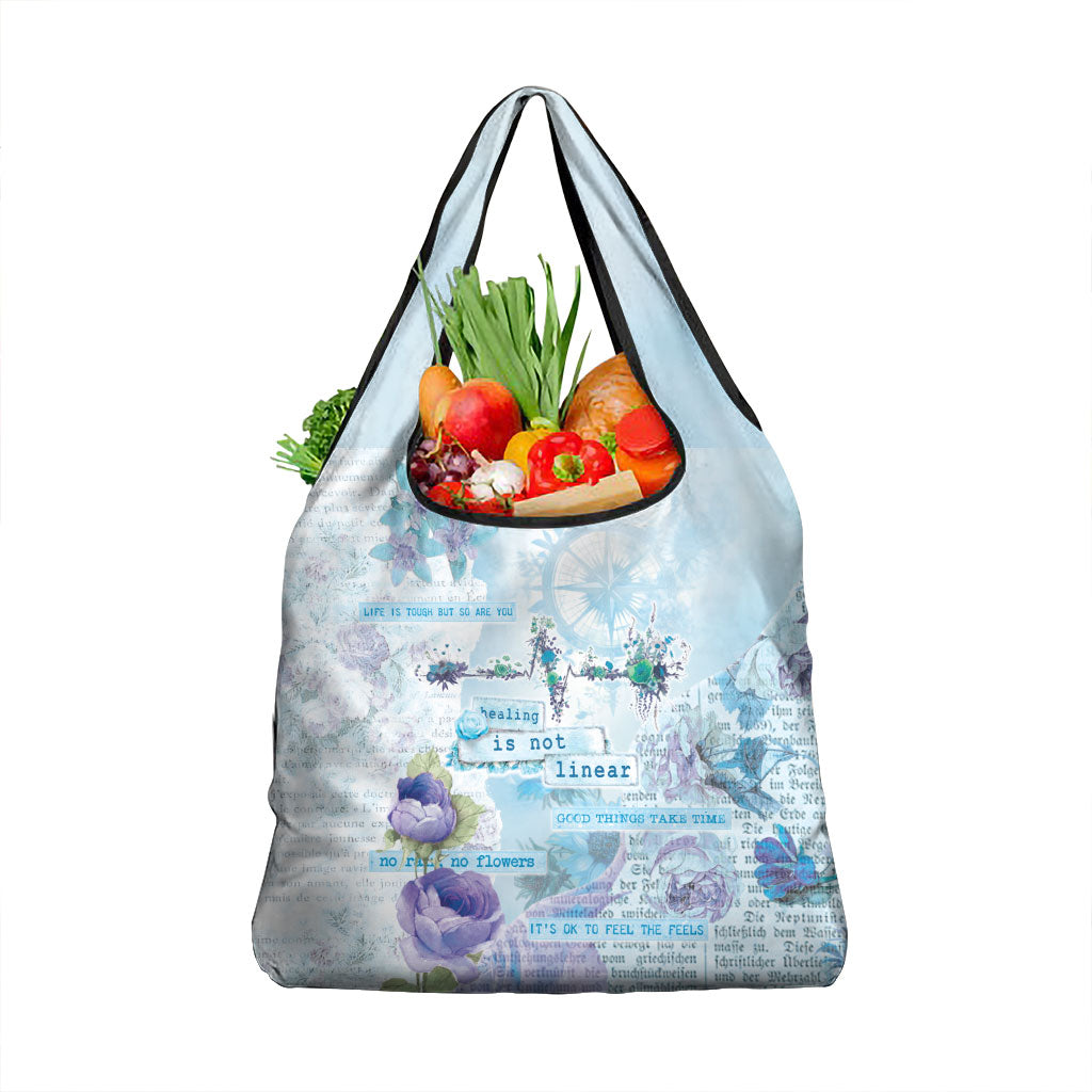 Mental Health Grocery Bag Healing Is Not Linear
