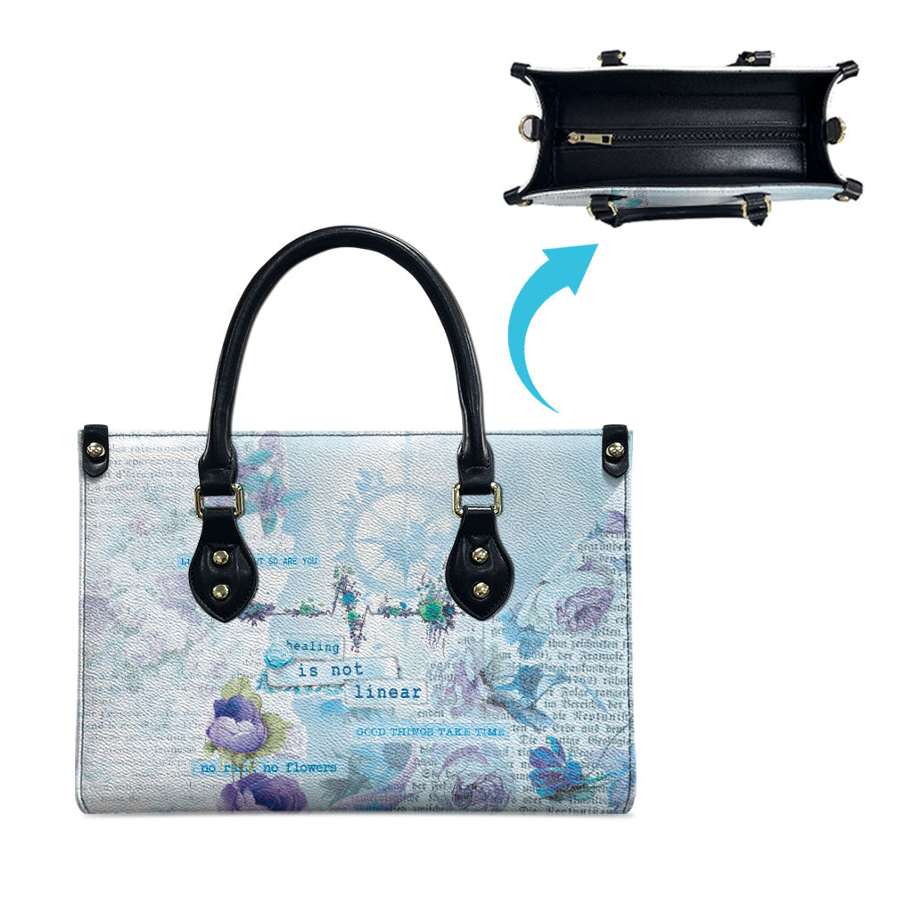 Mental Health Leather Bag Healing Is Not Linear