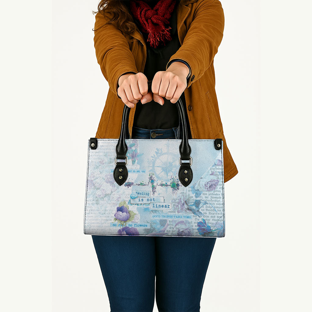 Mental Health Leather Bag Healing Is Not Linear