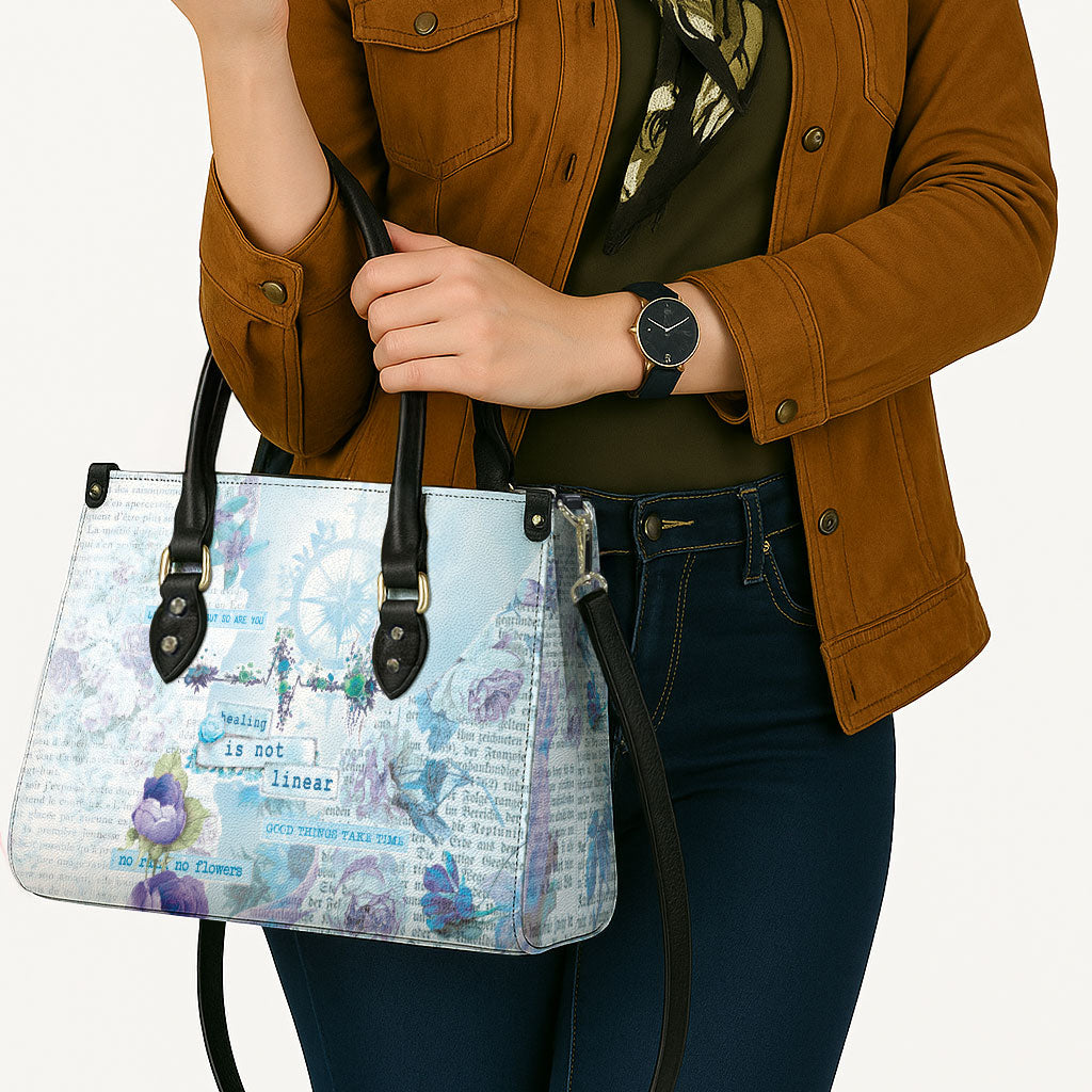Mental Health Leather Bag Healing Is Not Linear