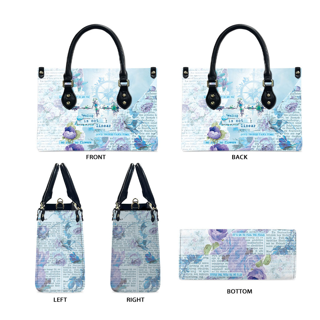 Mental Health Leather Bag Healing Is Not Linear