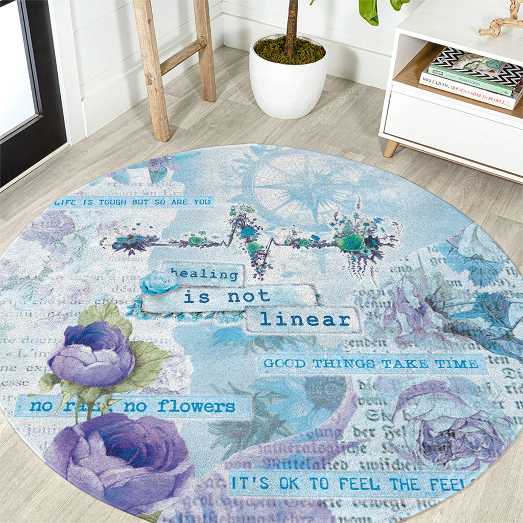 Mental Health Round Carpet Healing Is Not Linear