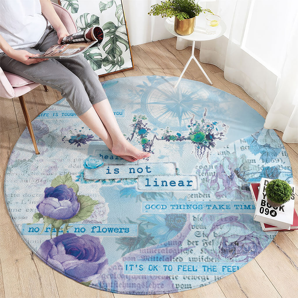 Mental Health Round Carpet Healing Is Not Linear