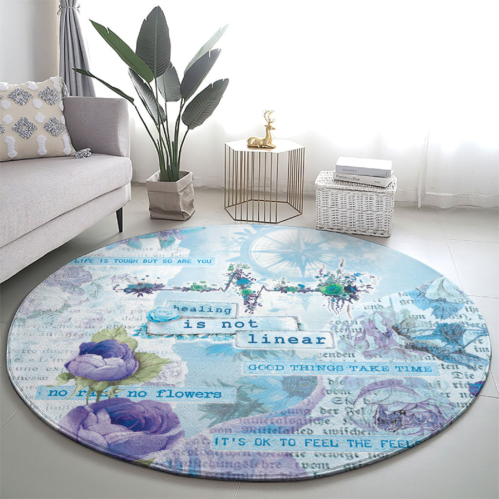 Mental Health Round Carpet Healing Is Not Linear