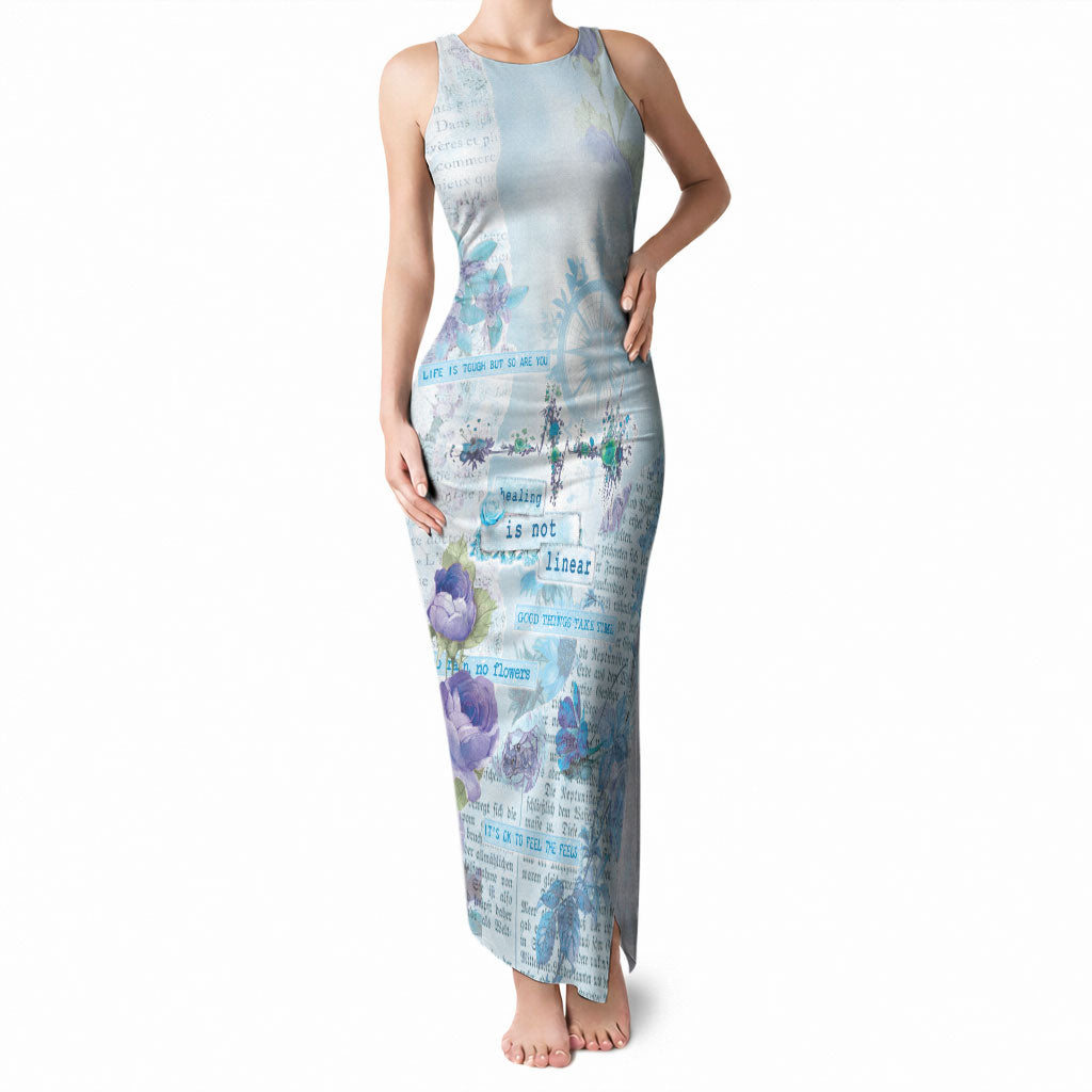 Mental Health Tank Maxi Dress Healing Is Not Linear