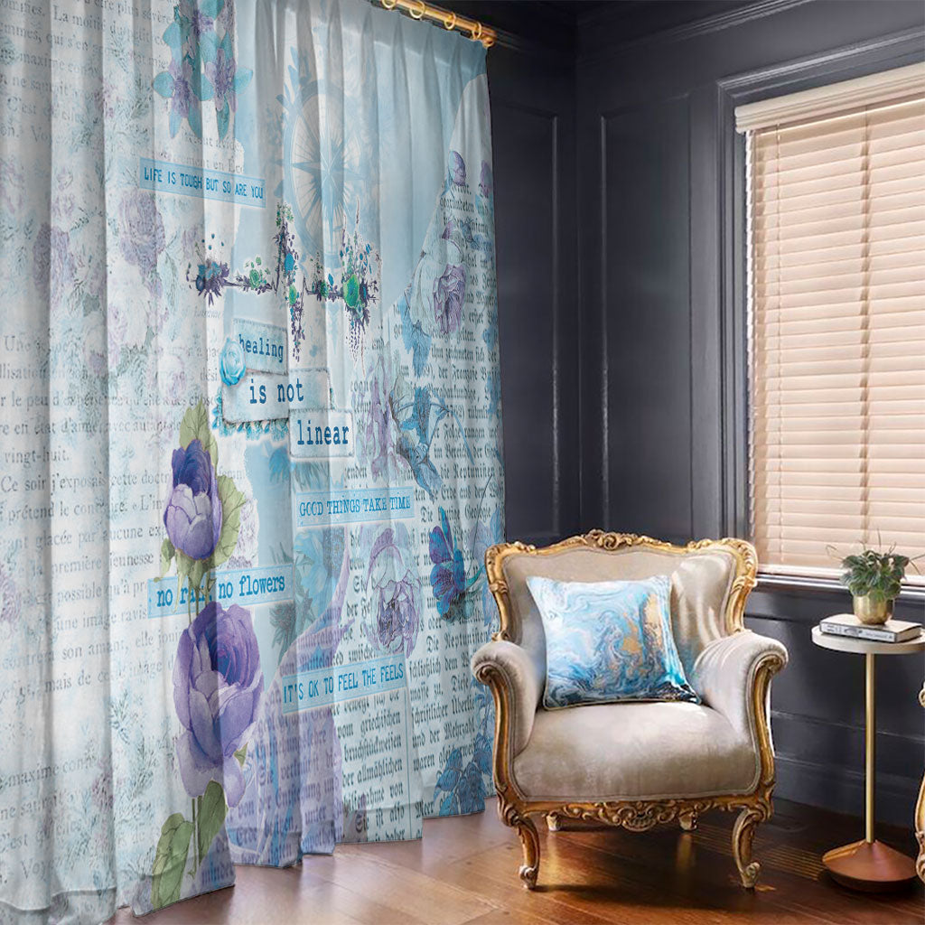 Mental Health Window Curtain Healing Is Not Linear