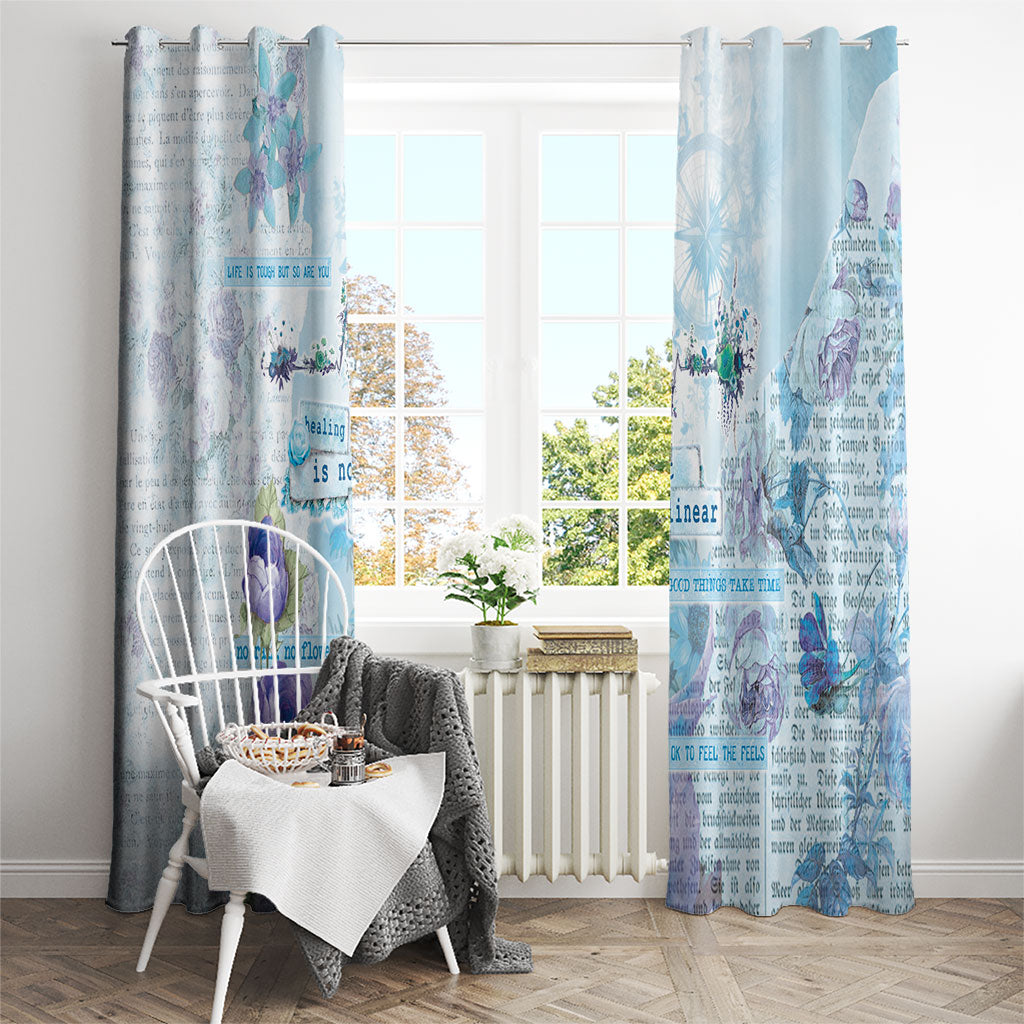 Mental Health Window Curtain Healing Is Not Linear