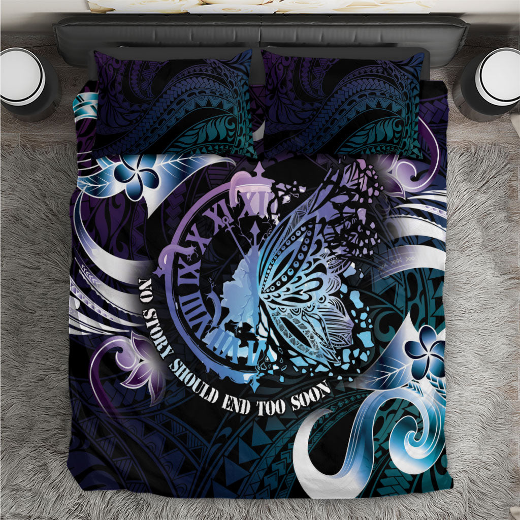 Polynesia Suicide Prevention Bedding Set No Story Should End Too Soon