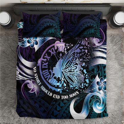 Polynesia Suicide Prevention Bedding Set No Story Should End Too Soon