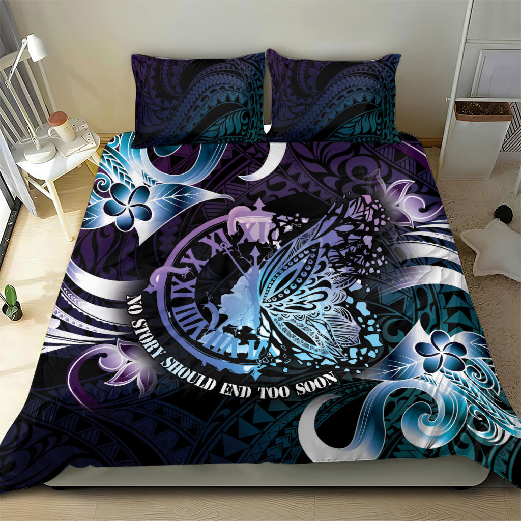 Polynesia Suicide Prevention Bedding Set No Story Should End Too Soon