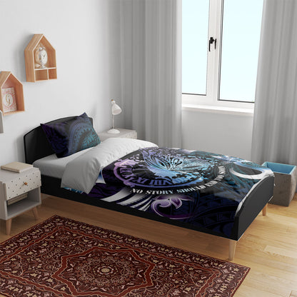 Polynesia Suicide Prevention Bedding Set No Story Should End Too Soon