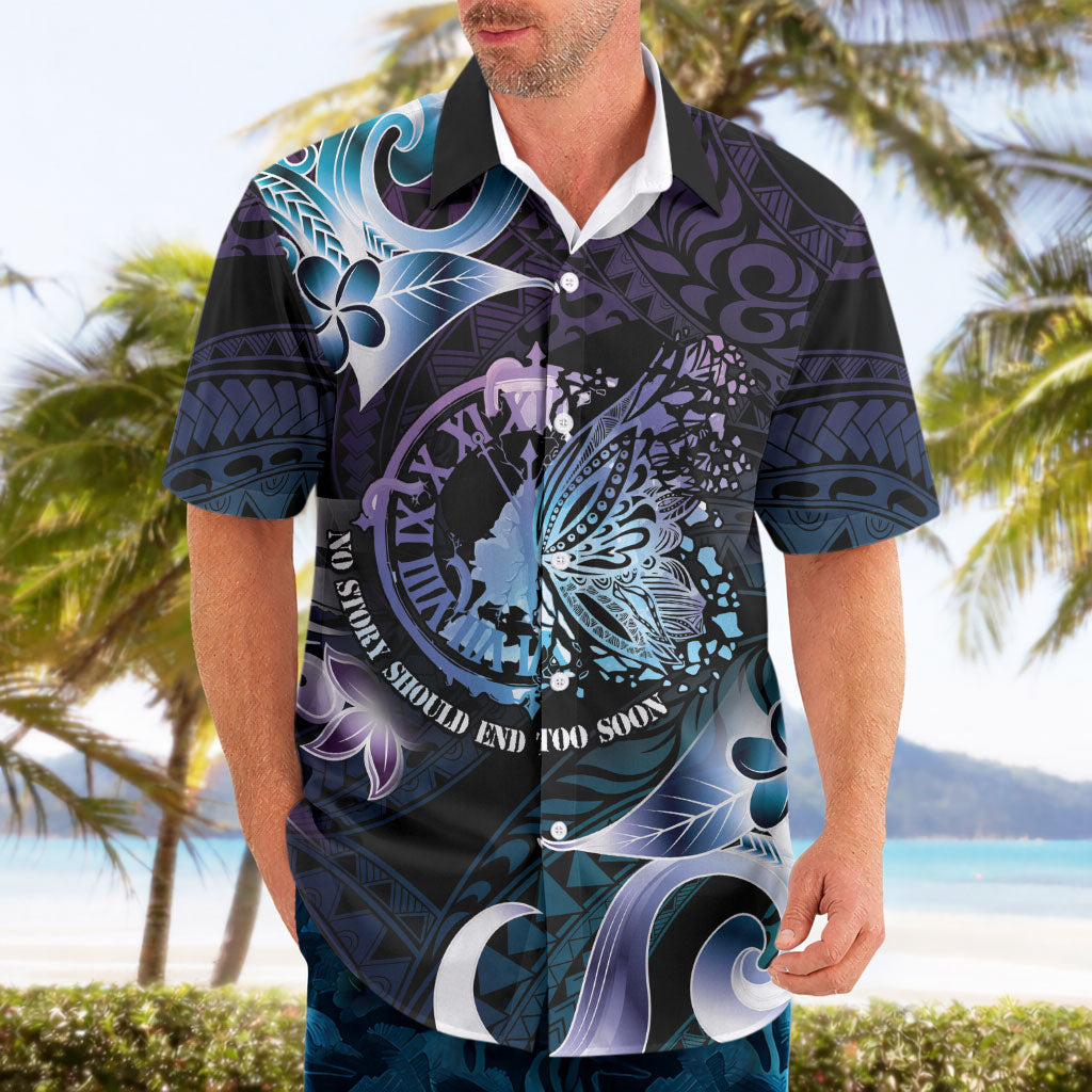 Personalised Polynesia Suicide Prevention Hawaiian Shirt No Story Should End Too Soon