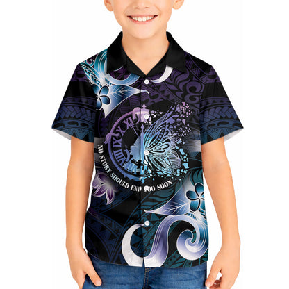 Personalised Polynesia Suicide Prevention Hawaiian Shirt No Story Should End Too Soon