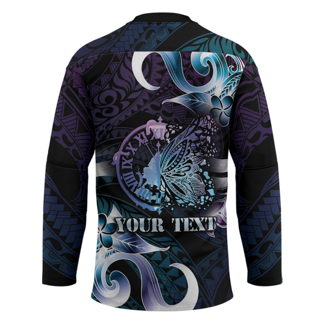 Personalised Polynesia Suicide Prevention Hockey Jersey No Story Should End Too Soon