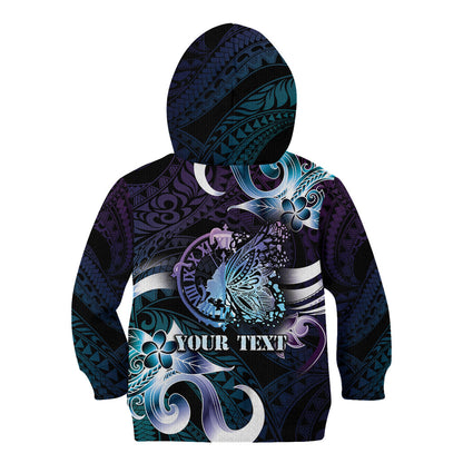 Personalised Polynesia Suicide Prevention Kid Hoodie No Story Should End Too Soon