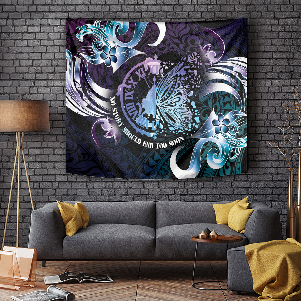 Polynesia Suicide Prevention Tapestry No Story Should End Too Soon