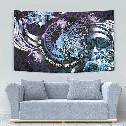 Polynesia Suicide Prevention Tapestry No Story Should End Too Soon