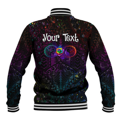 I See Your True Colors Personalised Baseball Jacket Autism Support