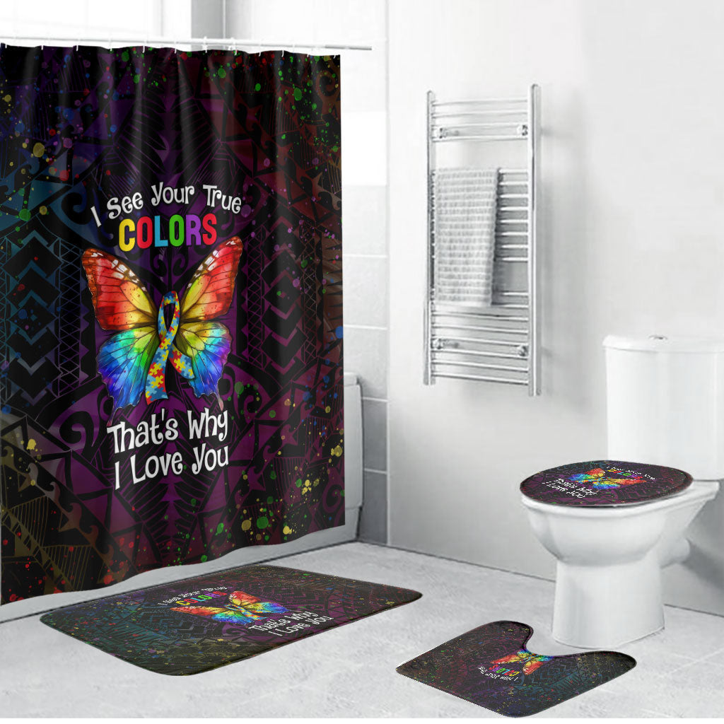 I See Your True Colors Bathroom Set Autism Support