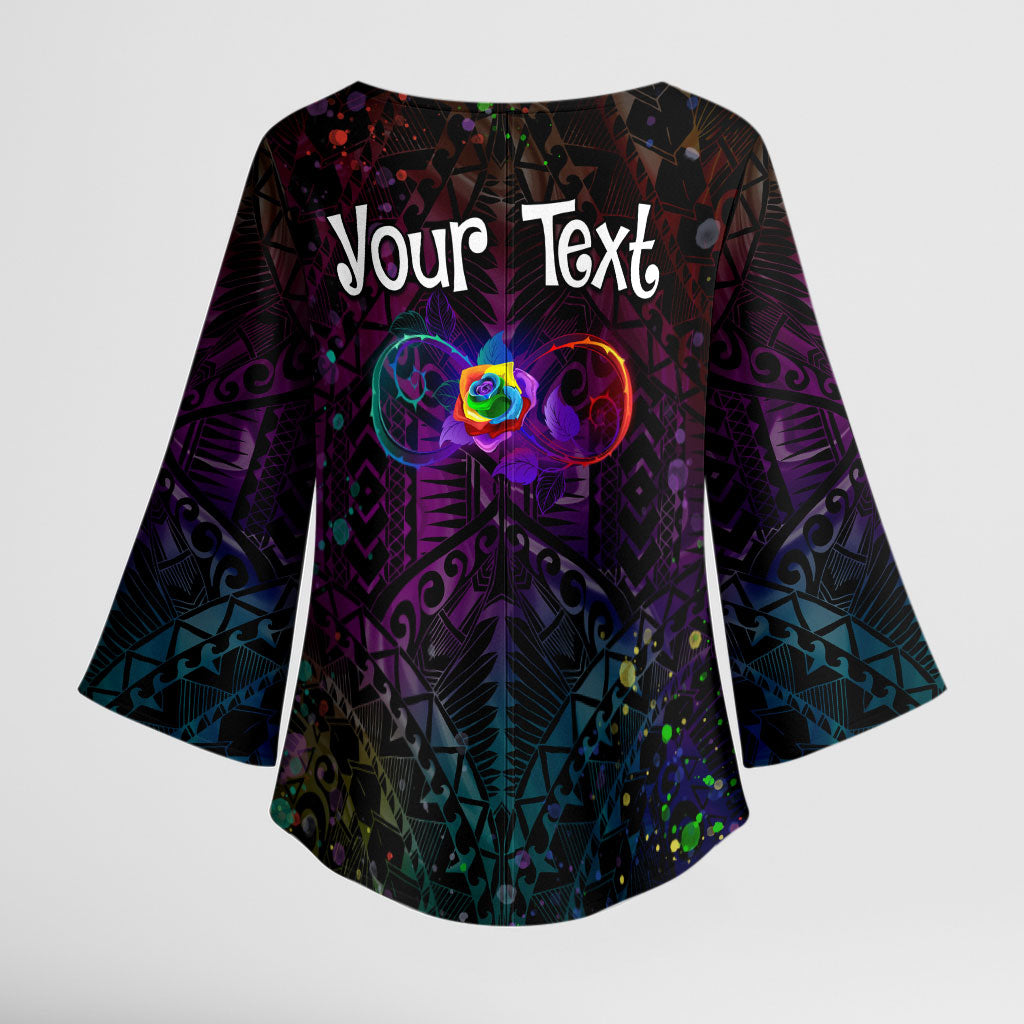 I See Your True Colors Personalised Kimono Sleeve Blouse Autism Support