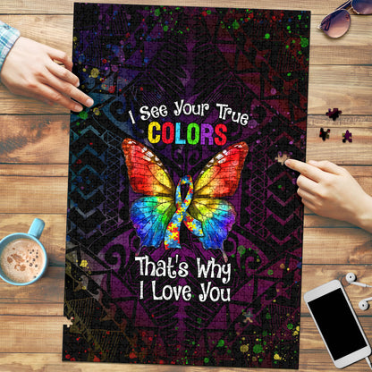 I See Your True Colors Puzzle Autism Support
