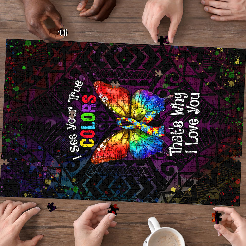 I See Your True Colors Puzzle Autism Support