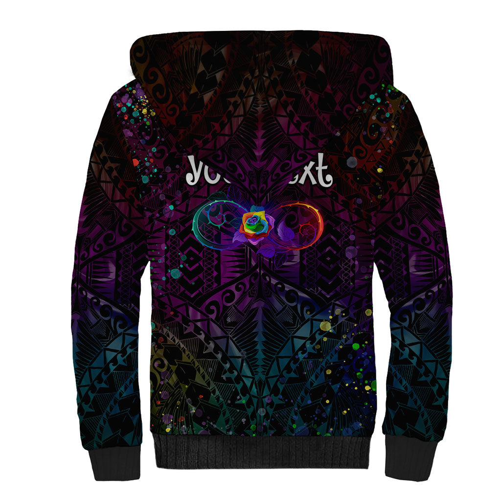 I See Your True Colors Personalised Sherpa Hoodie Autism Support