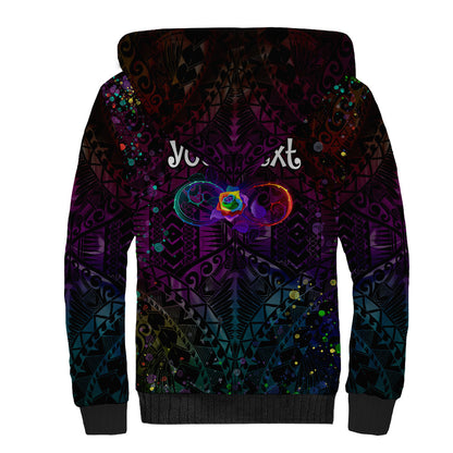 I See Your True Colors Personalised Sherpa Hoodie Autism Support