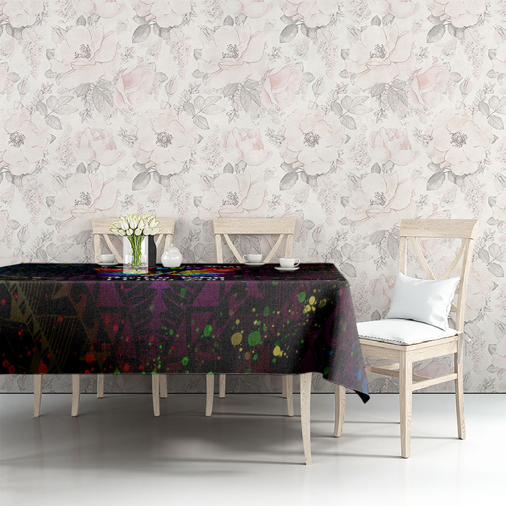 I See Your True Colors Tablecloth Autism Support