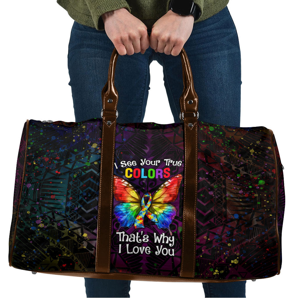 I See Your True Colors Travel Bag Autism Support