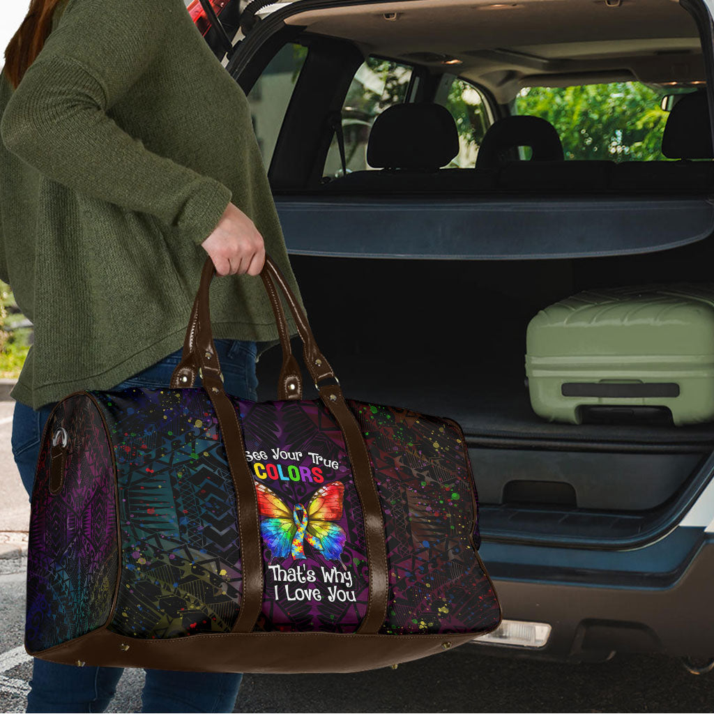 I See Your True Colors Travel Bag Autism Support