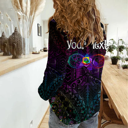 I See Your True Colors Personalised Women Casual Shirt Autism Support