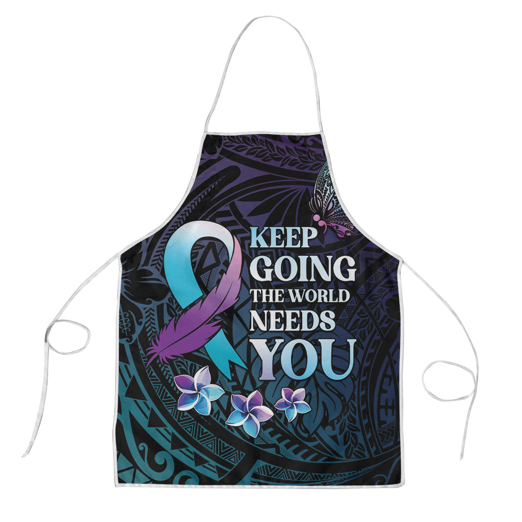 Polynesia Suicide Prevention Apron Keep Going The World Needs You