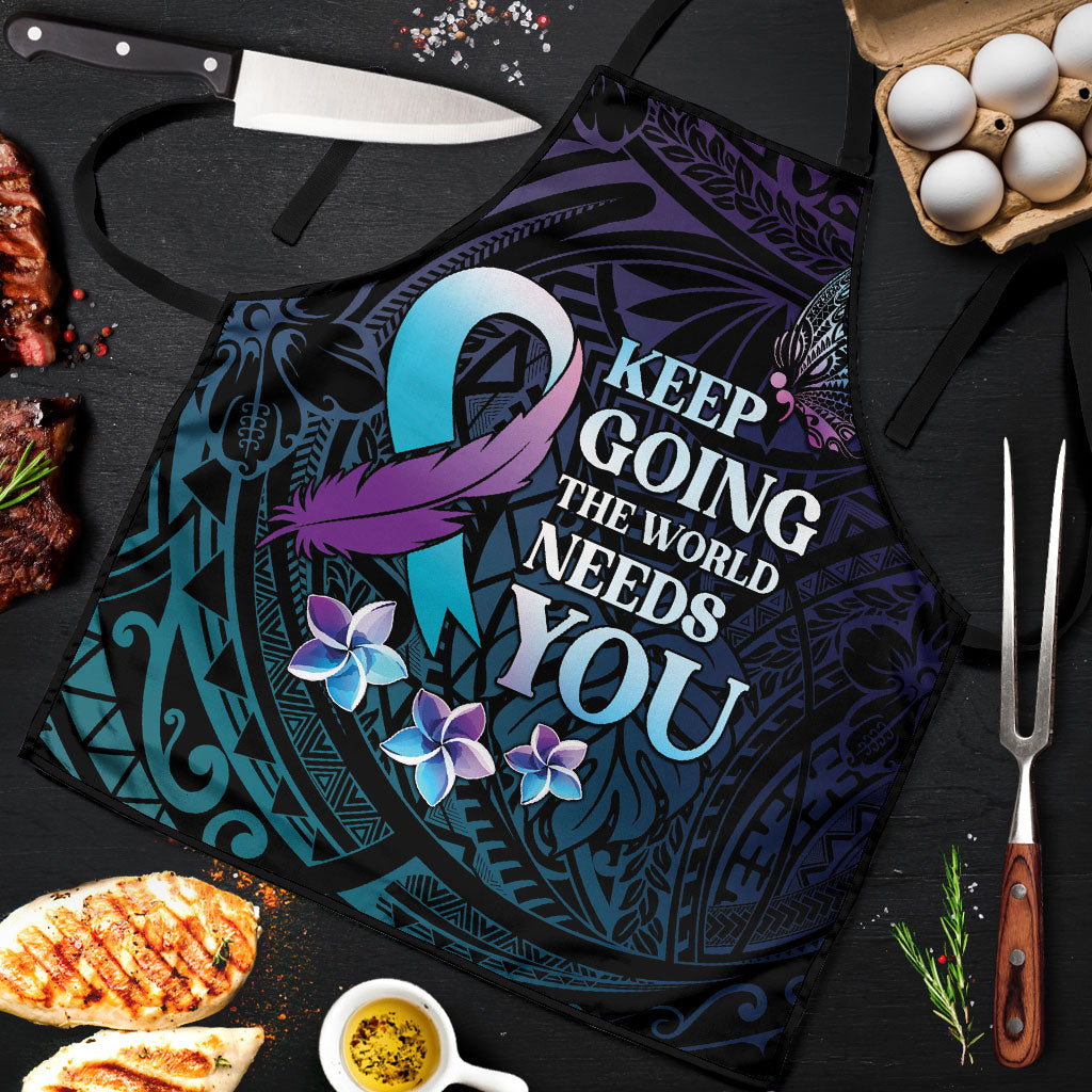 Polynesia Suicide Prevention Apron Keep Going The World Needs You