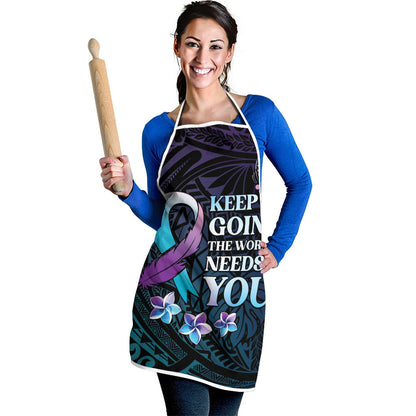 Polynesia Suicide Prevention Apron Keep Going The World Needs You
