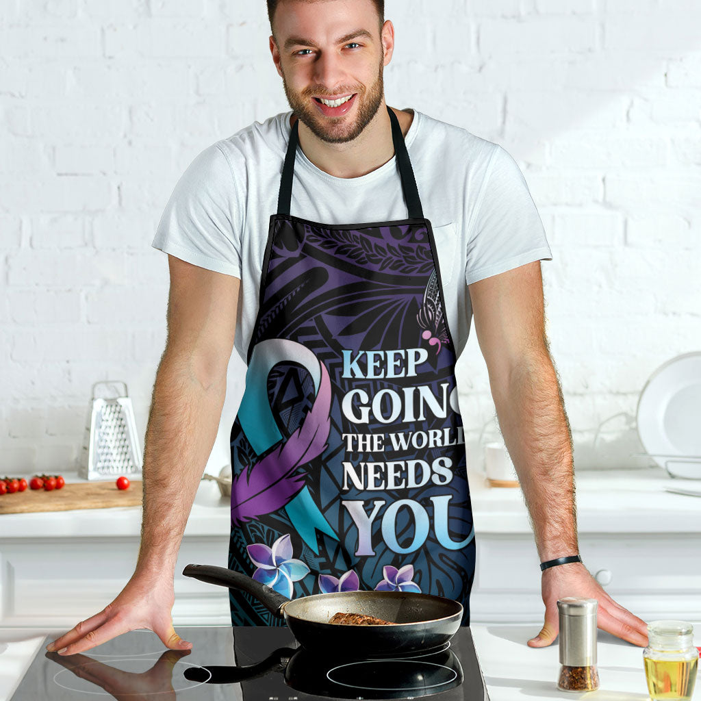 Polynesia Suicide Prevention Apron Keep Going The World Needs You