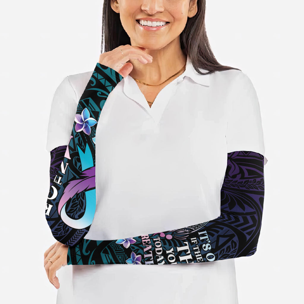 Polynesia Suicide Prevention Arm Sleeves Keep Going The World Needs You