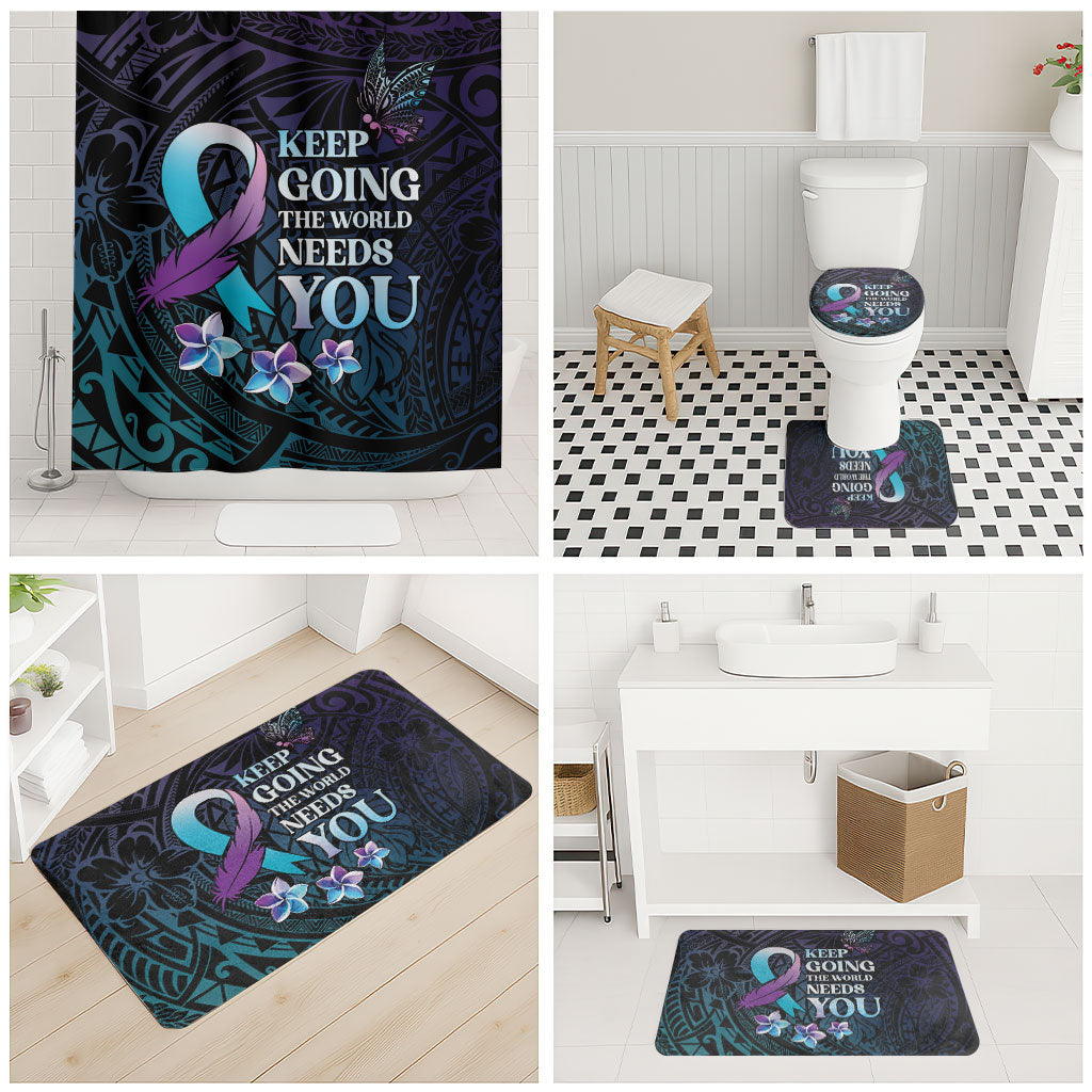 Polynesia Suicide Prevention Bathroom Set Keep Going The World Needs You