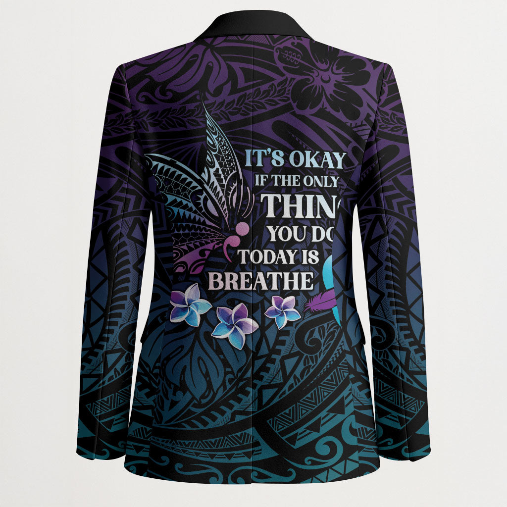 Polynesia Suicide Prevention Blazer Keep Going The World Needs You