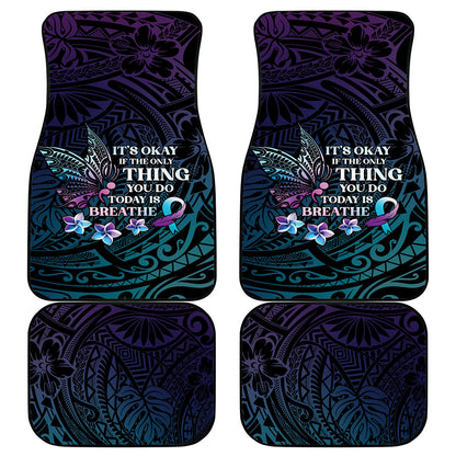 Polynesia Suicide Prevention Car Mats Keep Going The World Needs You